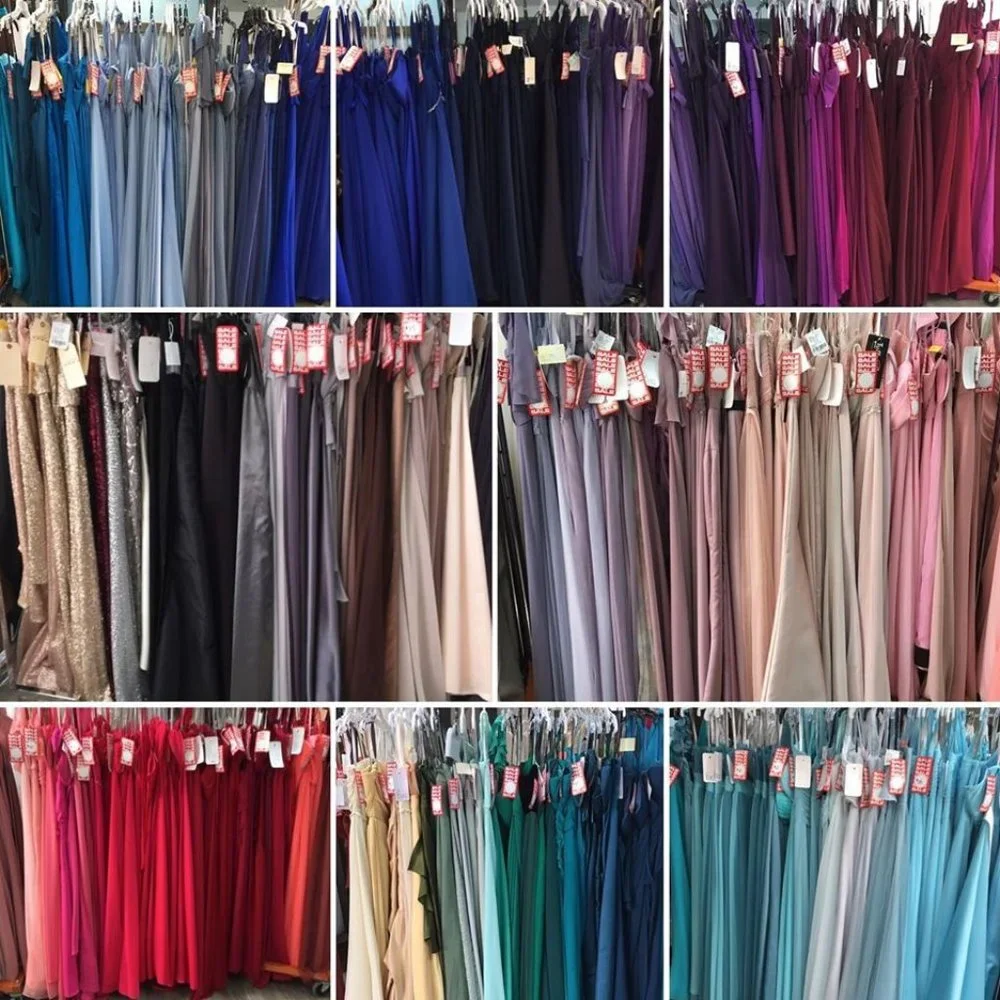 Lot of 5 Bridesmaids Formal Dresses, Samples,  Designer Stamped - Picture 2 of 16